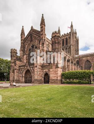 Hereford: kathedrale St. Mary und St. Ethelbert Stockfoto