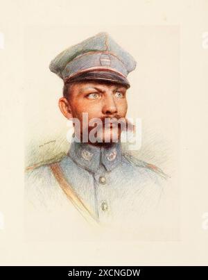 Die Alliierten im ersten Weltkrieg, Polen, Adjutant der Infanterie - Szablinski Tadeusz von Krakau, Historisch, digital restaurierte Reproduktion von einer Vorlage aus dem 19. Jahrhundert, Datum nicht angegeben Stockfoto