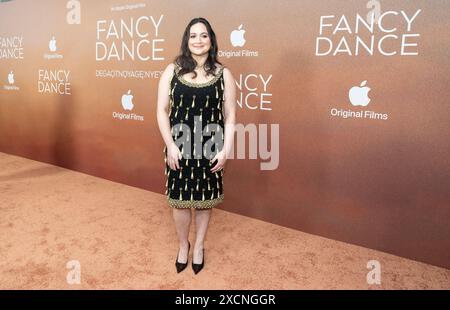 Lily Gladstone besucht am 17. Juni 2024 die Premiere von „Fancy Dance“ von Apple Original Film im Directors Guild of America Theater in New York. (Foto: Lev Radin/SIPA USA) Stockfoto