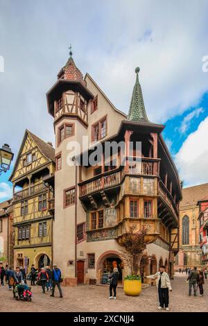 Maison Pfister, historisches Zentrum von Colmar, Departement Oberrhein, Elsass, Frankreich Stockfoto