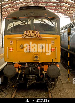 Cornish Riviera Statesman, Nantwich nach Penzance und Rückkehr organisiert von Statesman Rail, Operator Locomotive Services Group (2x Diesel der Baureihe 47) Stockfoto