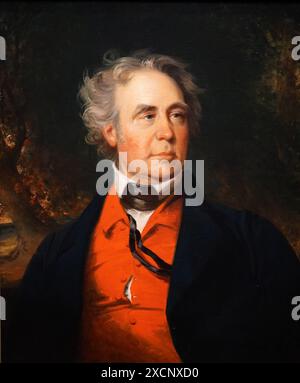 Portrait von Vizepräsident Richard Mentor Johnson (1780-1850). Von John Neagle (1796-1865) ein US-amerikanischer Maler gemalt. Vom 19. Jahrhundert Stockfoto