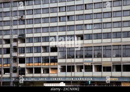 Frankreich, Region Ile-de-France, 5. Arrondissement, Boulevard de Port-Royal, im Bau befindliche Residenz Crous Jean-Sarrailh, Stockfoto