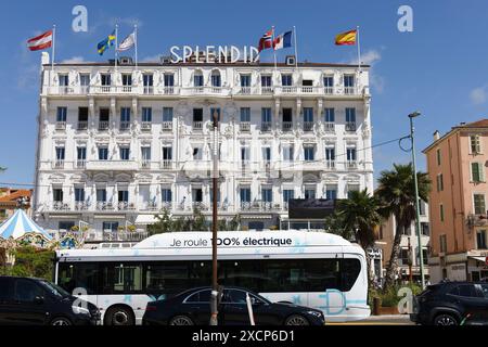 Cannes, Frankreich. Mai 2024. Hotel Splendid in Cannes am 16. Mai 2024 in Cannes, Frankreich. Quelle: Gerard Crossay/Alamy Stock Photo Stockfoto