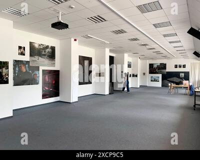 Open Space Open Space Begegnungs- und Aussstellungsraum Chemnitz / Open Space Room Chemnitz, 8.6.2024 *** Open Space Open Space Tagungs- und Ausstellungsraum Chemnitz, 8 6 2024 Stockfoto