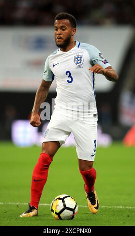 Aktenfoto vom 04.09.2017 des ehemaligen Chelsea, Southampton und England-Verteidigers Ryan Bertrand, der seinen Rücktritt angekündigt hat. Ausgabedatum: Dienstag, 18. Juni 2024. Stockfoto