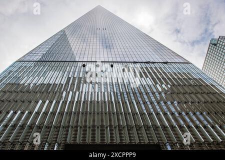 Freedom Tower / World Trade Center WTC der neu gebaute Freedom Tower / World Trade Center / WTC Downtown Manhattan ersetzt die verschwundenen Twin Towers. New York City, New York, USA. Manahattan, New York City Downtown Manhattan New York Vereinigte Staaten von Amerika Copyright: XGuidoxKoppesxPhotox Stockfoto