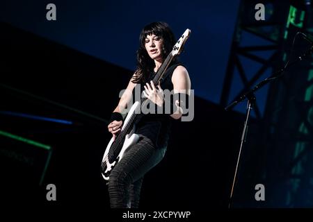 Italien, 12. Juni 2024 Evanescence Live im Fiera Milano Live, RHO - Mailand, © Luna La Chimia / Alamy Stockfoto