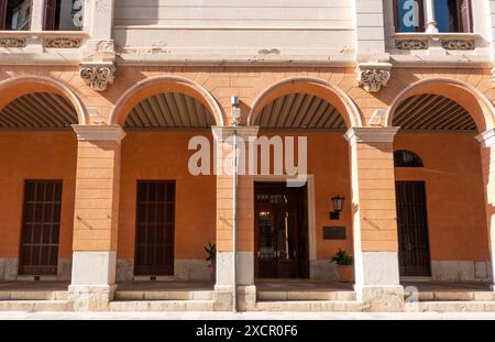 Palma, Spanien - 30. März 2023. Historisches Zentrum in Palma de Mallorca, Spanien Stockfoto