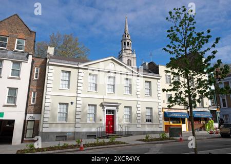 Karl Marx Memorial Library & Workers School Gebäude außerhalb des Gebäudes Clerkenwell Green Islington London England Großbritannien Großbritannien KATHY DEWITT Stockfoto