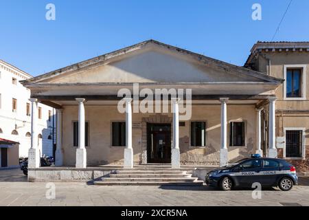 Comando Polizia Municipale, Corso Del Popolo, Chioggia, Venedig, Italien Stockfoto
