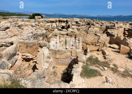 Sohn echte Nekropole. Mallorca Island. Spanien Stockfoto