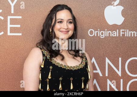 Lily Gladstone besucht am 17. Juni 2024 die Premiere von „Fancy Dance“ von Apple Original Film im Directors Guild of America Theater in New York Stockfoto