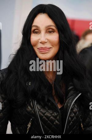 Hollywood, Kalifornien, USA. Juni 2024. Cher nimmt an der Premiere von Focus Features „The Bikeriders“ in Los Angeles am 17. Juni 2024 im TCL Chinese Theatre in Hollywood Teil. Quelle: Jeffrey Mayer/Media Punch/Alamy Live News Stockfoto