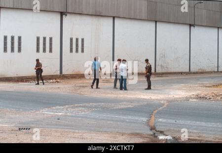 Libanon War 1982 Beirut / Lebeanonwar 82 - Multinationale Friedenssicherungskräfte Französische Fallschirmjäger Stockfoto