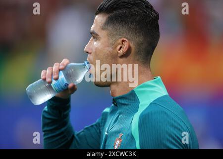 Leipzig, Deutschland, 18. Juni 2024. Cristiano Ronaldo während des Spiels zwischen Portugal und Tschechien. Uefa Euro 2024 Deutschland. Gruppe F. Credit: Fabideciria/Alamy Live News Stockfoto