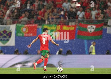 Leipzig, Deutschland, 18. Juni 2024. Bruno Fernandes während des Spiels zwischen Portugal und Tschechien. Uefa Euro 2024 Deutschland. Gruppe F. Credit: Fabideciria/Alamy Live News Stockfoto