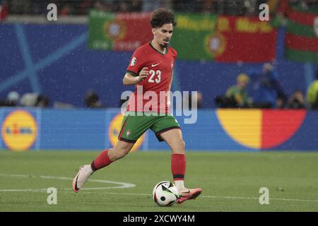 Vitinha von Portugal während der UEFA Euro 2024, Gruppe F, Fußballspiel zwischen Portugal und Tschechien am 18. Juni 2024 im Leipziger Stadion Stockfoto