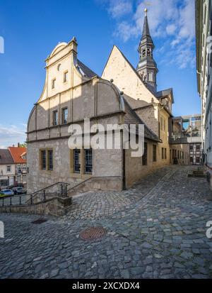 Geografie / Reisen, Deutschland, Sachsen-Anhalt, Blankenburg, Rathaus, ADDITIONAL-RIGHTS-CLEARANCE-INFO-NOT-AVAILABLE Stockfoto
