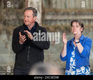 Lord Cameron und Selaine Saxby Abgeordneter Stockfoto