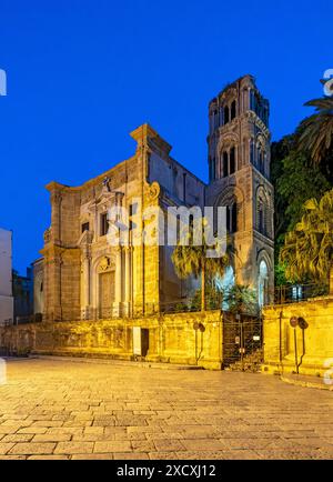 Martorana - Kirche der Heiligen Maria des Admirals, Palermo, Sizilien, Italien Stockfoto