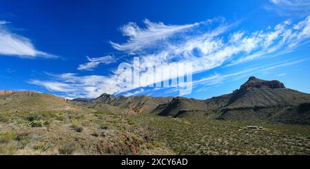 Homer Wilson Ranch Lookout in Chisos Mountains, Texas, USA Stockfoto