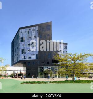 Wien, Österreich - WU Executive Academy, Campus WU / Wirtschaftsuniversität Wien von NR. MAD Arquitectos Stockfoto