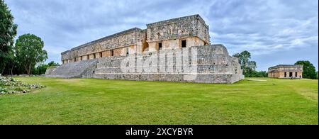 Der Palast Der Alten Gouverneure, Uxmal, Yucatan, Mexiko Stockfoto