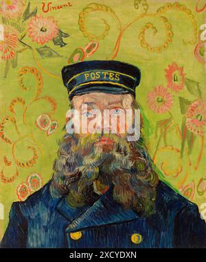 Der Postmann (Joseph-Etienne Roulin). Vincent van Gogh. 1889. Stockfoto