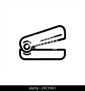 Einfacher Hefter-Vektor mit minimalistischem und modernem Design Stock Vektor