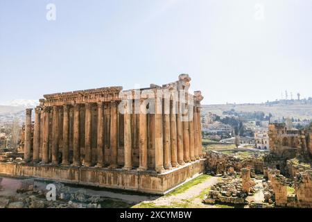 Libanon, Baalbek, archäologische Stätte Stockfoto