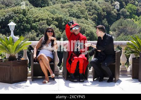 Vallauris, Frankreich. Mai 2024. Tony Para nimmt an der Modenschau von Juliette Dubois Espinasse Teil, die von Laurent Amar während der Filmfestspiele in Cannes veranstaltet wird. Stockfoto