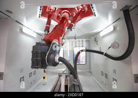 Tricept, Werkzeugmaschinen, kinematische Technologie Stockfoto