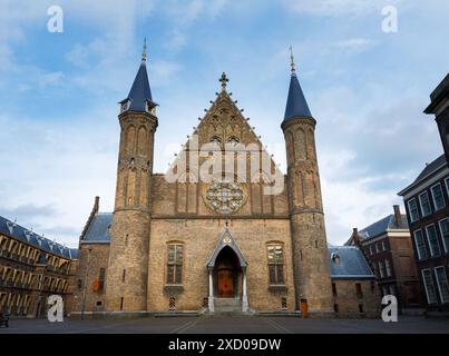 Der Ridderzaal, ein Gebäude im Binnenhof-Komplex in den Haag, Niederlande Stockfoto