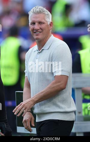 Stuttgart, Deutschland. Juni 2024. Fußball UEFA EURO 2024 Gruppenphase 2. Spieltag Deutschland - Ungarn am 19.06.2024 in der Stuttgart Arena in Stuttgart Bastian Schweinsteiger Foto: Revierfoto Credit: ddp Media GmbH/Alamy Live News Stockfoto