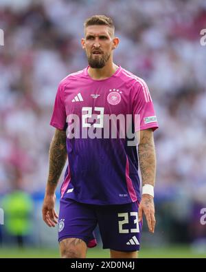 Stuttgart, Deutschland. Juni 2024. Während des Spiels der UEFA Euro 2024 zwischen Deutschland und Ungarn spielte Gruppe A, DATE 2, am 19. Juni 2024 im Mercedes-Benz Arena Stadion in Stuttgart. (Foto: Bagu Blanco/PRESSINPHOTO) Credit: PRESSINPHOTO SPORTS AGENCY/Alamy Live News Stockfoto