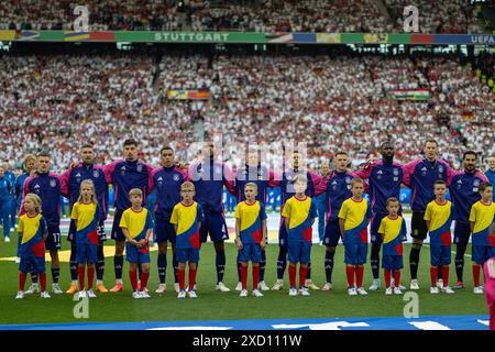 Startelf Deutschland, GER, Deutschland (GER) vs. Ungarn (HUN), Fussball Europameisterschaft, UEFA EURO 2024, Gruppe A, 2. Spieltag, 19.06.2024, Foto: Eibner-Pressefoto/Sascha Walther Stockfoto