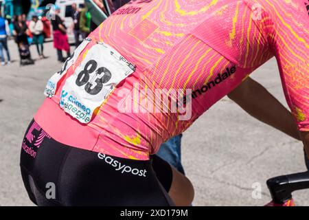 Schweiz, Kanton Tessin, Tour de Suisse 2024, Ambri, Stefen Bissegger Stockfoto