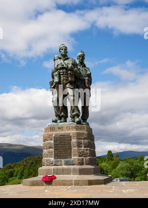 Das Commando Memorial in der Nähe der Spean Bridge in Schottland Stockfoto