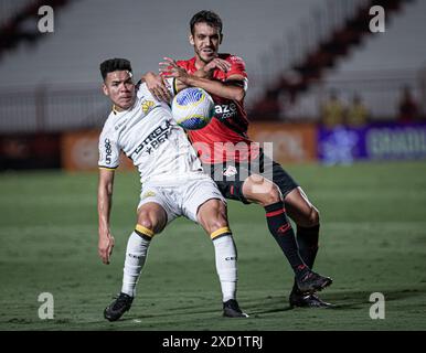 GO - GOIANIA - 06/19/2024 - BRASILIANER A 2024, ATLETICO-GO x CRICIUMA - Lucas Kal Spieler aus Atletico-GO während eines Spiels gegen Criciuma im Antonio Accioly Stadion für die brasilianische A 2024 Meisterschaft. Foto: Isabela Azine/AGIF Credit: AGIF/Alamy Live News Stockfoto