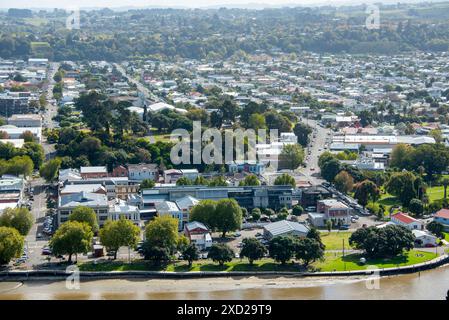 Die Stadt Whanganui - Neuseeland Stockfoto