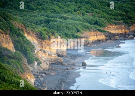 Paritutu Beach in New Plymouth - Neuseeland Stockfoto