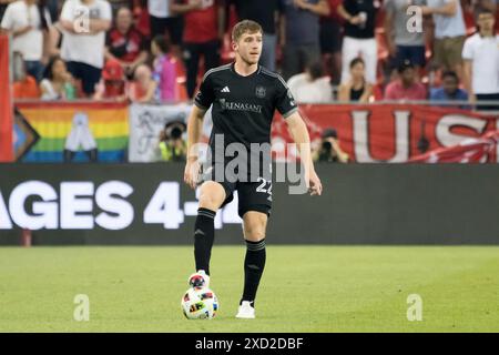 Toronto, Ontario, Kanada. Juni 2024. Joshua Bauer #22 im MLS-Spiel zwischen Toronto FC und Nashville SC im BMO Field in Toronto. Das Spiel endete 1-2 NUR für die REDAKTIONELLE VERWENDUNG VON Nashville SC (Credit Image: © Angel Marchini/ZUMA Press Wire)! Nicht für kommerzielle ZWECKE! Quelle: ZUMA Press, Inc./Alamy Live News Stockfoto