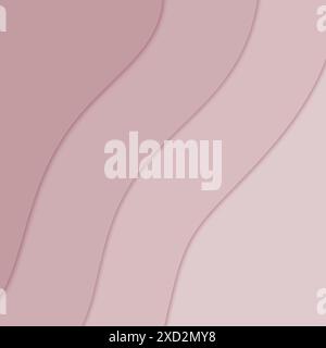 Rosafarbene, glatte gestreifte abstrakte Hintergrundvorlage Stockfoto