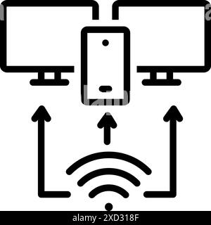 Symbol für Provisioning, Arrangement Stock Vektor