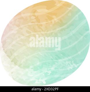 Abstraktes niedliches Polka Dot-Muster, geometrisches Muster und Aquarellstil Grunge Akzentmaterial, Vektor-Illustration Stock Vektor