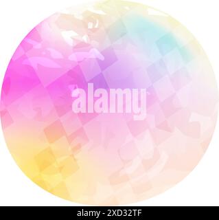 Abstraktes niedliches Polka Dot-Muster, geometrisches Muster und Aquarellstil Grunge Akzentmaterial, Vektor-Illustration Stock Vektor