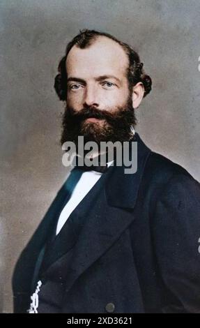 Porträt von Friedrich August Kekulé von Stradonitz deutscher Chemiker (1829-1896) Stockfoto