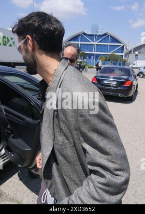 Marco Mengoni während der Mailand Fashion Week man Kollektionen im Frühling Sommer Stockfoto