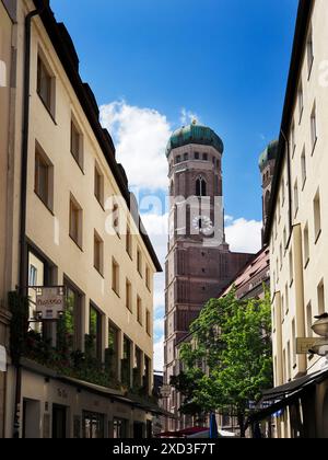 Die Frauenkirche oder der Dom unserer lieben Lieben Frau in München Bayern Deutschland Stockfoto